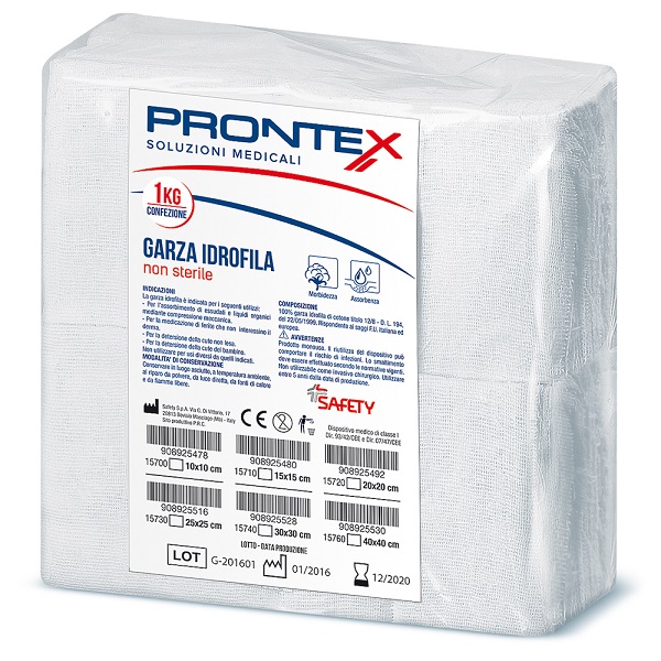 PRONTEX GARZA 15X15CM 1KG - Fontenova srl