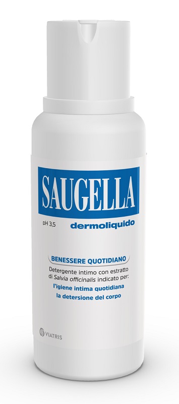 SAUGELLA DERMOLIQUIDO PH 3,5 DETERGENTE INTIMO BENESSERE QUOTIDIANO 750 ML - Fontenova srl