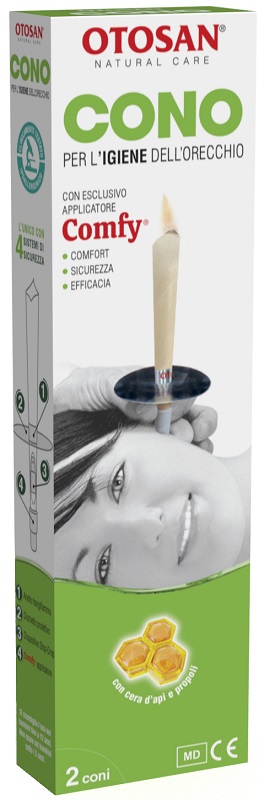 OTOSAN CONO PER L'IGIENE DELLE ORECCHIE OTOSAN+PROPOLI 2 PEZZI - Fontenova srl