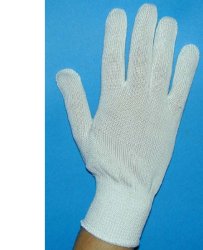 GUANTO IN COTONE BIANCO 7,5 - Fontenova srl