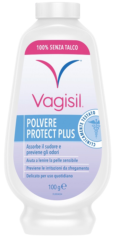 VAGISIL POLVERE PROTECT PLUS IGIENE FEMMINILE 100 G - Fontenova srl
