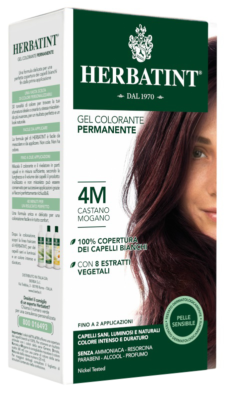 HERBATINT 4M CASTANO MOGANO 150 ML - Fontenova srl