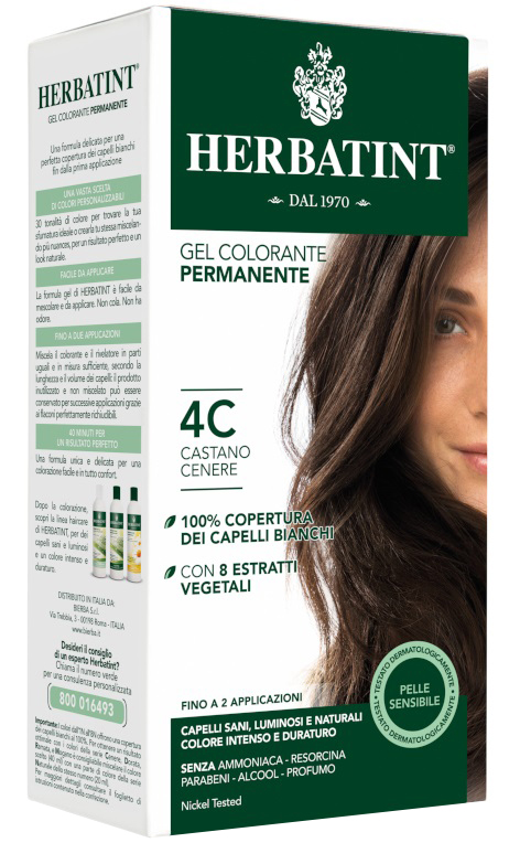 HERBATINT 4C CASTANO CENERE 150 ML - Fontenova srl
