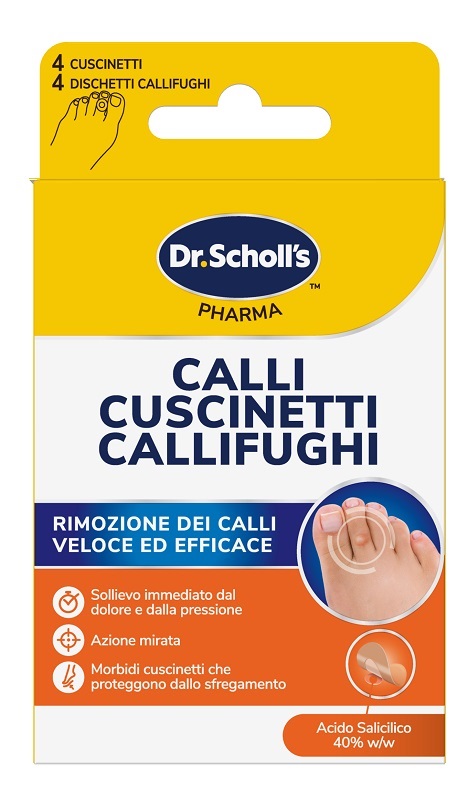 CEROTTO CALLIFUGO CALLI DURI 4 CEROTTI + 4 DISCHETTI - Fontenova srl