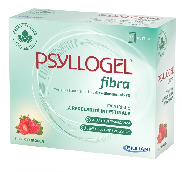 PSYLLOGEL FIBRA FRAGOLA 20 BUSTINE - Fontenova srl