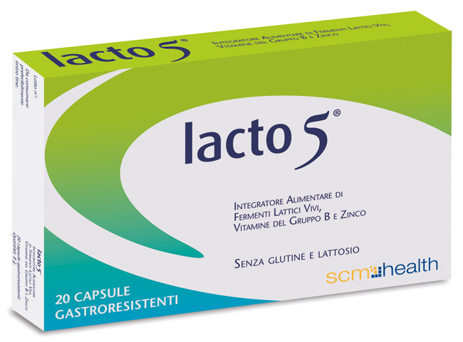 LACTO 5 20 CAPSULE - Fontenova srl