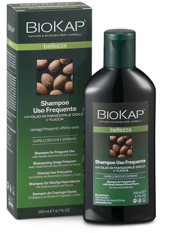 BIOKAP BELLEZZA SHAMPOO USO FREQUENTE 200 ML BIOSLINE - Fontenova srl