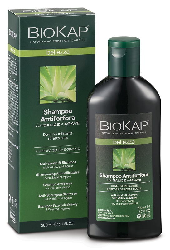 BIOKAP BELLEZZA SHAMPOO ANTIFORFORA 200 ML BIOSLINE - Fontenova srl