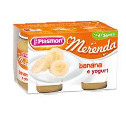 PLASMON OMOGENEIZZATO YOGURT BANANA 120 G X 2 PEZZI - Fontenova srl