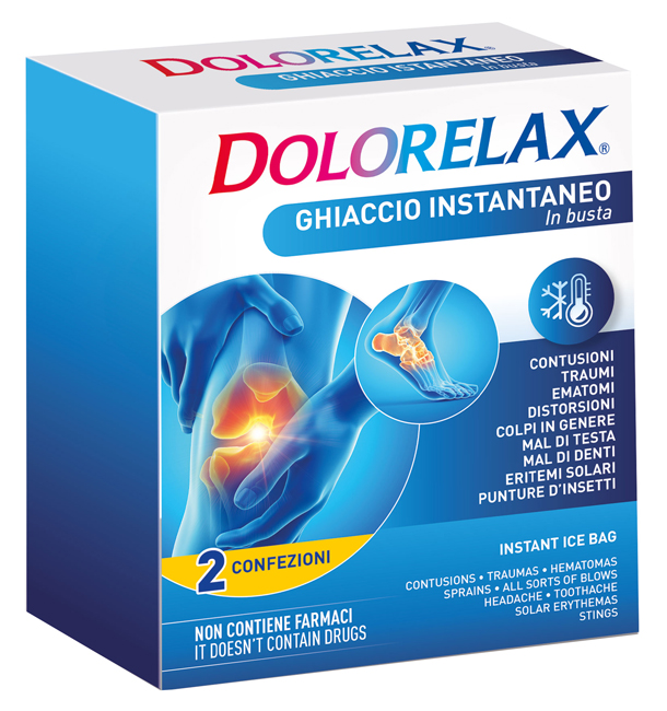 DOLORELAX ICE BAG GHIACCIO BUSTA 2 PEZZI - Fontenova srl