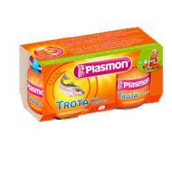 PLASMON OMOGENEIZZATO TROTA VERDURE 80 G X 2 PEZZI - Fontenova srl