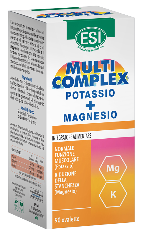 ESI MULTICOMPLEX POTASSIO MG 90 OVALETTE - Fontenova srl