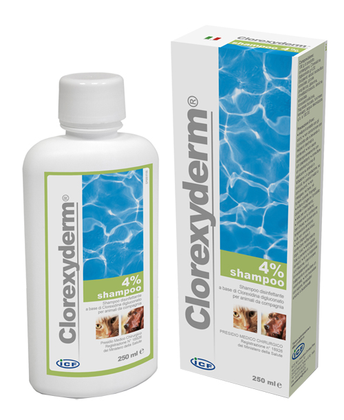CLOREXYDERM SHAMPOO 4% 250 ML - Fontenova srl