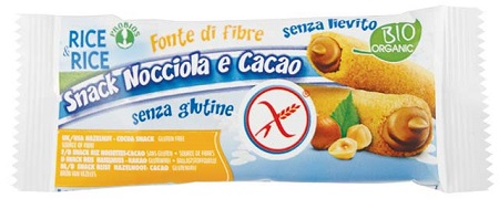 RICE&RICE SNACK DI RISO ALLA NOCCIOLA 25 G SENZA LIEVITO - Fontenova srl