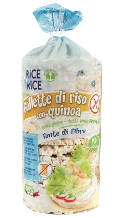 RICE&RICE GALLETTE DI RISO CON QUINOA 100 G SENZA LIEVITO - Fontenova srl