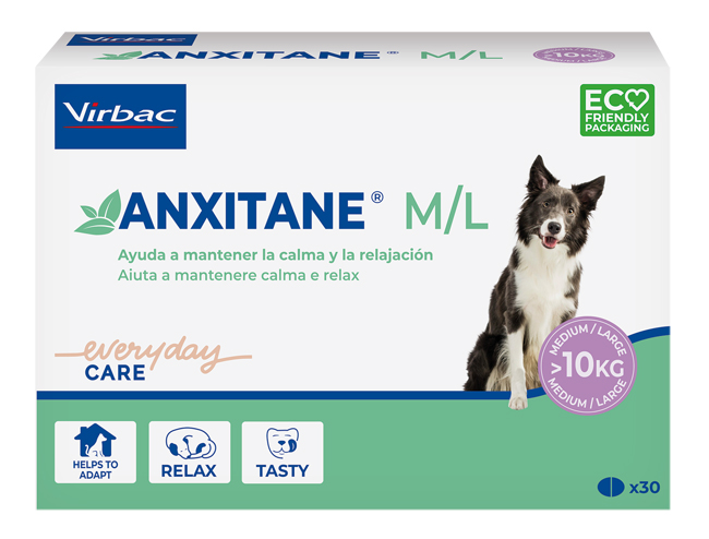 ANXITANE M/L SUPPLEMENTO NUTRIZIONALE SCATOLA 30 COMPRESSE APPETIBILI - Fontenova srl