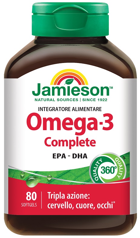 JAMIESON OMEGA 3 COMPLETE 80 PERLE - Fontenova srl