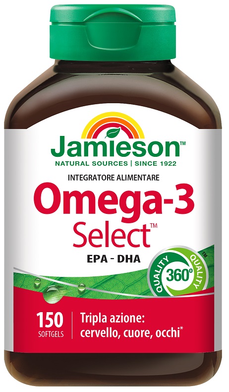JAMIESON OMEGA-3 SELECT 150 PERLE - Fontenova srl
