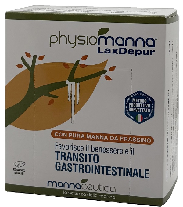 PHYSIOMANNA LAXDEPUR MANNITE DUFOUR 12 PANETTI SOLUBILI DA 10 G - Fontenova srl