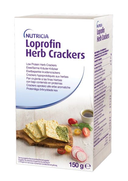 LOPROFIN CRACKER ERBE AROMATICHE 150 G - Fontenova srl