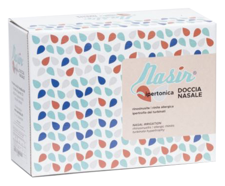 SOLUZIONE FISIOLOGICA IPERTONICA STERILE NASIR 8 SACCHE VERSIONE DA 250ML - Fontenova srl