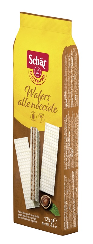 SCHAR WAFERS ALLE NOCCIOLE 125 G - Fontenova srl