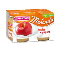 PLASMON OMOGENEIZZATO YOGURT MELA 120 G X 2 PEZZI - Fontenova srl