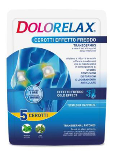 DOLORELAX CEROTTO EFFETTO FREDDO 5 PEZZI - Fontenova srl