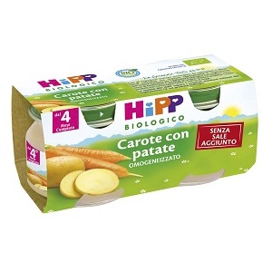 HIPP BIO HIPP BIO OMOGENEIZZATO CAROTE CON PATATE 2X80 G - Fontenova srl