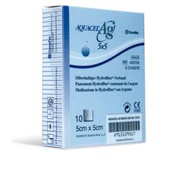 MEDICAZIONE SPECIALE ATTIVA AQUACEL AG MEDIC 5X5CM 10 PEZZI - Fontenova srl