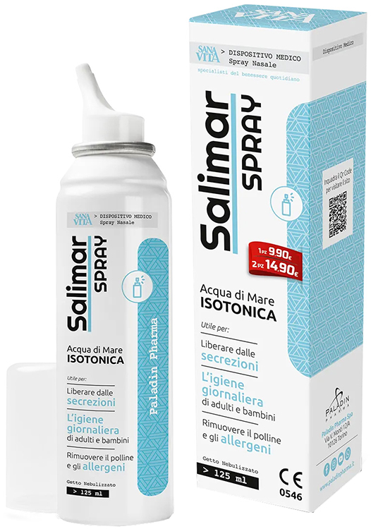 SANAVITA SALIMAR SPRAY NASALE NEW 125 ML - Fontenova srl