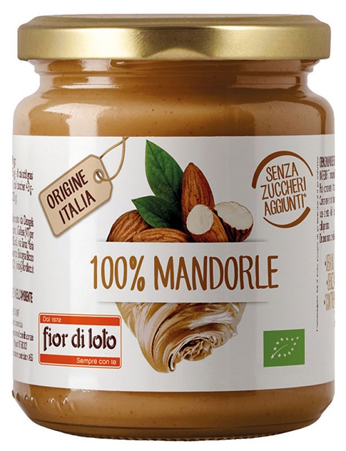 FIOR DI LOTO CREMA 100% DI MANDORLE TOSTATE - Fontenova srl