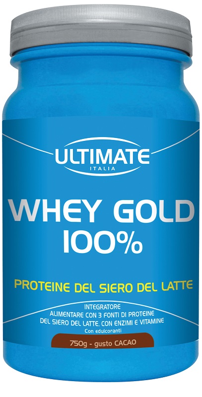 ULTIMATE WHEY GOLD 100 % CACAO 750 G - Fontenova srl