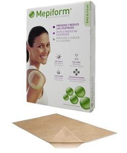 MEDICAZIONE MEPIFORM ATRAUMATICA PER CICATRICI E CHELOIDI NON STERILE 4X30 CM 5 PEZZI - Fontenova srl