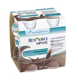 RESOURCE HP/HC CIOCCOLATO 4 BOTTIGLIE 200 ML - Fontenova srl