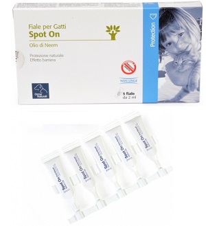 PROTECTION SPOTON GATTO 5 X 2 ML - Fontenova srl