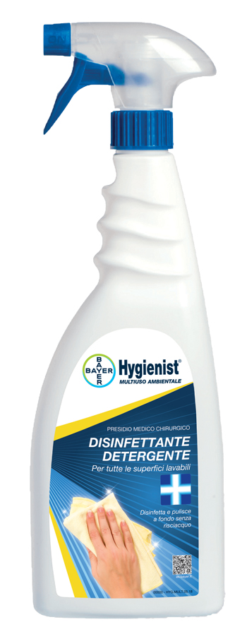 HYGIENIST MULTIUSO AMBIENTALE DISINFETTANTE DETERGENTE 750 ML - Fontenova srl