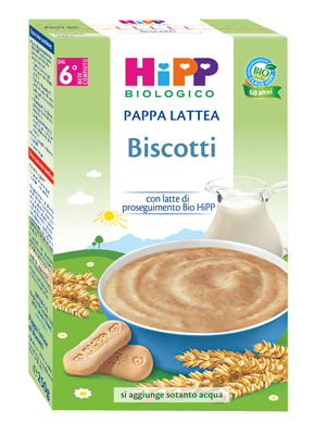HIPP BIO PAPPA LATTEA BISCOTTI 250 G - Fontenova srl
