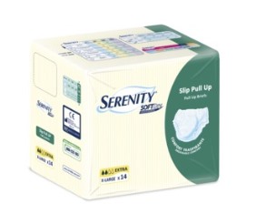PANNOLONE A MUTANDINA SERENITY PULL UP SD EXTRA TG EXTRA LARGE 14 PEZZI - Fontenova srl