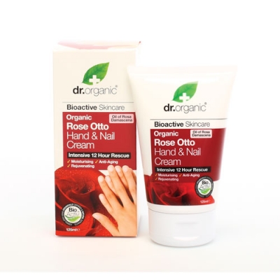 DR ORGANIC ROSE OTTO ROSA HAND NAIL CREAM CREMA MANI 125 ML - Fontenova srl