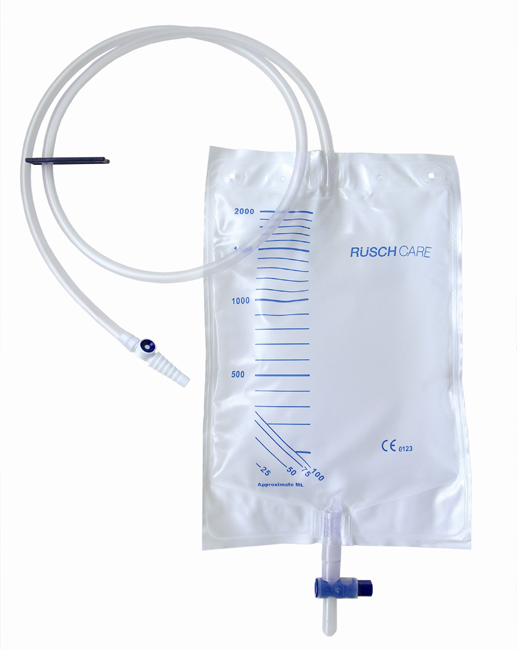 SACCA DI DRENAGGIO LETTO PER INCONTINENZA 2000ML IN PVC CON VALVOLA DI NON RITORNO E SCARICO STERILE CON TUBO DI RACCORDO 120CM 1 PEZZO RIUTILIZZABILE - Fontenova srl