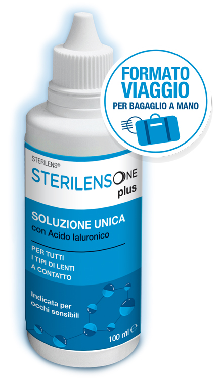 SOLUZIONE UNICA STERILENS ONE PLUS CON ACIDO IALURONICO 100 ML - Fontenova srl