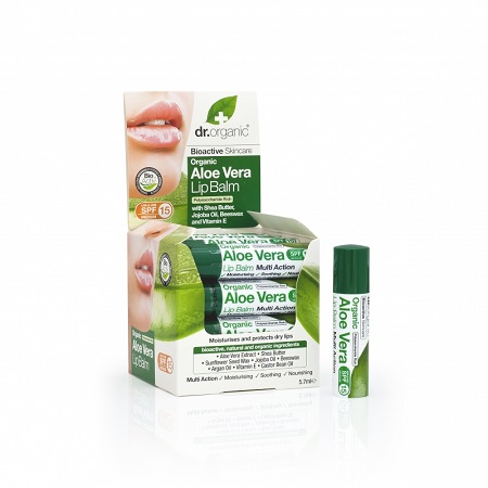 DR ORGANIC ALOE VERA LIP BALM BALSAMO LABBRA 5,7 ML - Fontenova srl
