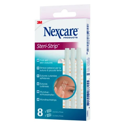 CEROTTO PER SUTURA NEXCARE STERISTRIP 6X75 MM + 3X75 MM - Fontenova srl
