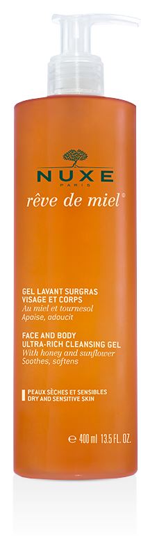 NUXE REVE DE MIEL GEL DETERGENTE VISO E CORPO 400 ML - Fontenova srl