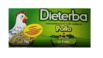 DIETERBA OMOGENEIZZATO POLLO 3 PEZZI 80 G - Fontenova srl