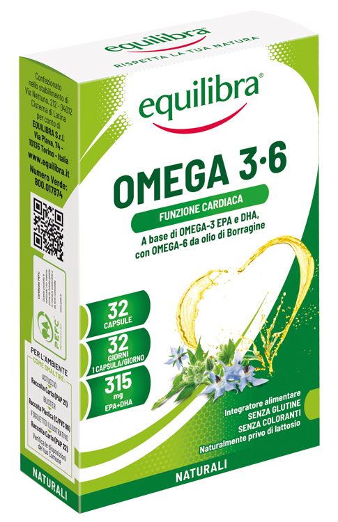 OMEGA 3-6 32 CAPSULE - Fontenova srl