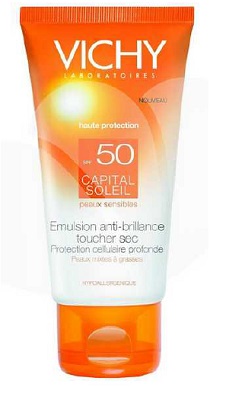 IDEAL SOLEIL VISO DRY TOUCH SPF50 50 ML - Fontenova srl