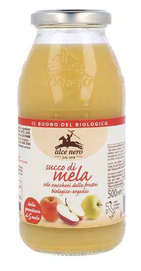 SUCCO 100% MELA BIO 500 ML - Fontenova srl