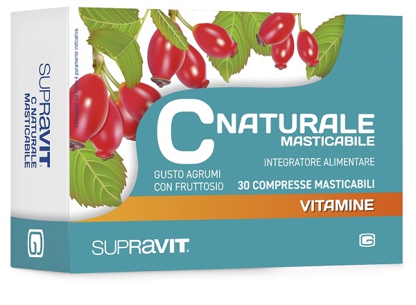 SUPRAVIT C NATURALE 30 COMPRESSE MASTICABILI - Fontenova srl